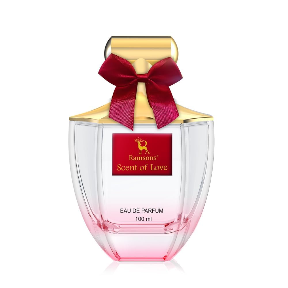 Ra'msons Scent of Love Eau De Parfum for Women - 100ml (3.38 Fl Oz) | Long Lasting Floral Fragrance Perfume | Luxury Gift for Her | Perfect for Date Night, Office & Special Occasions