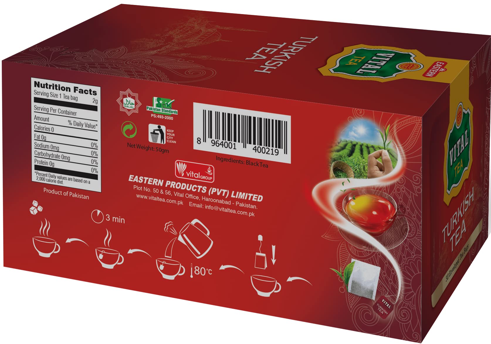 Premium Turkish Black Tea - 25 Count Tea Bags | Rich Flavor & Aroma | Authentic Heritage Taste | Freshly Packed | Perfect for Afternoon Tea, Office Breaks & Relaxation