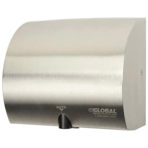 High-Speed Automatic Wall Mount Hand Dryer - 120V Stainless Steel Commercial Hand Dryer for Restrooms, Kitchens & High-Traffic Areas