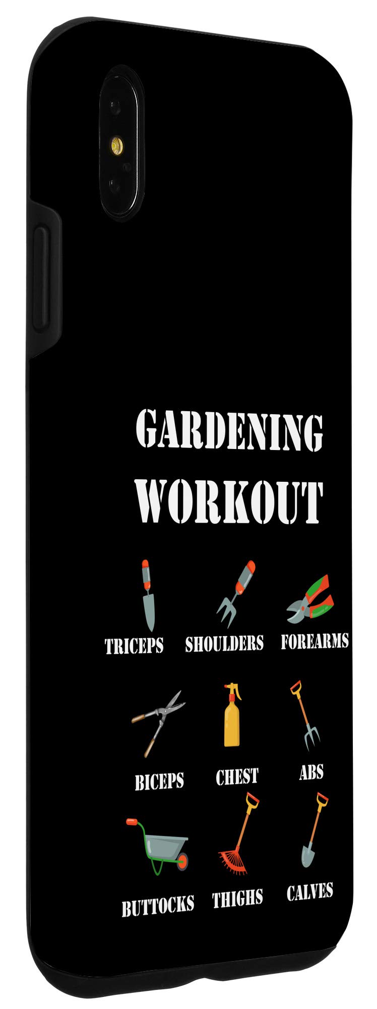 iPhone XS Max Case - Durable Protective Cover for Gardening & Outdoor Workouts - Perfect for Gardeners & Active Lifestyles