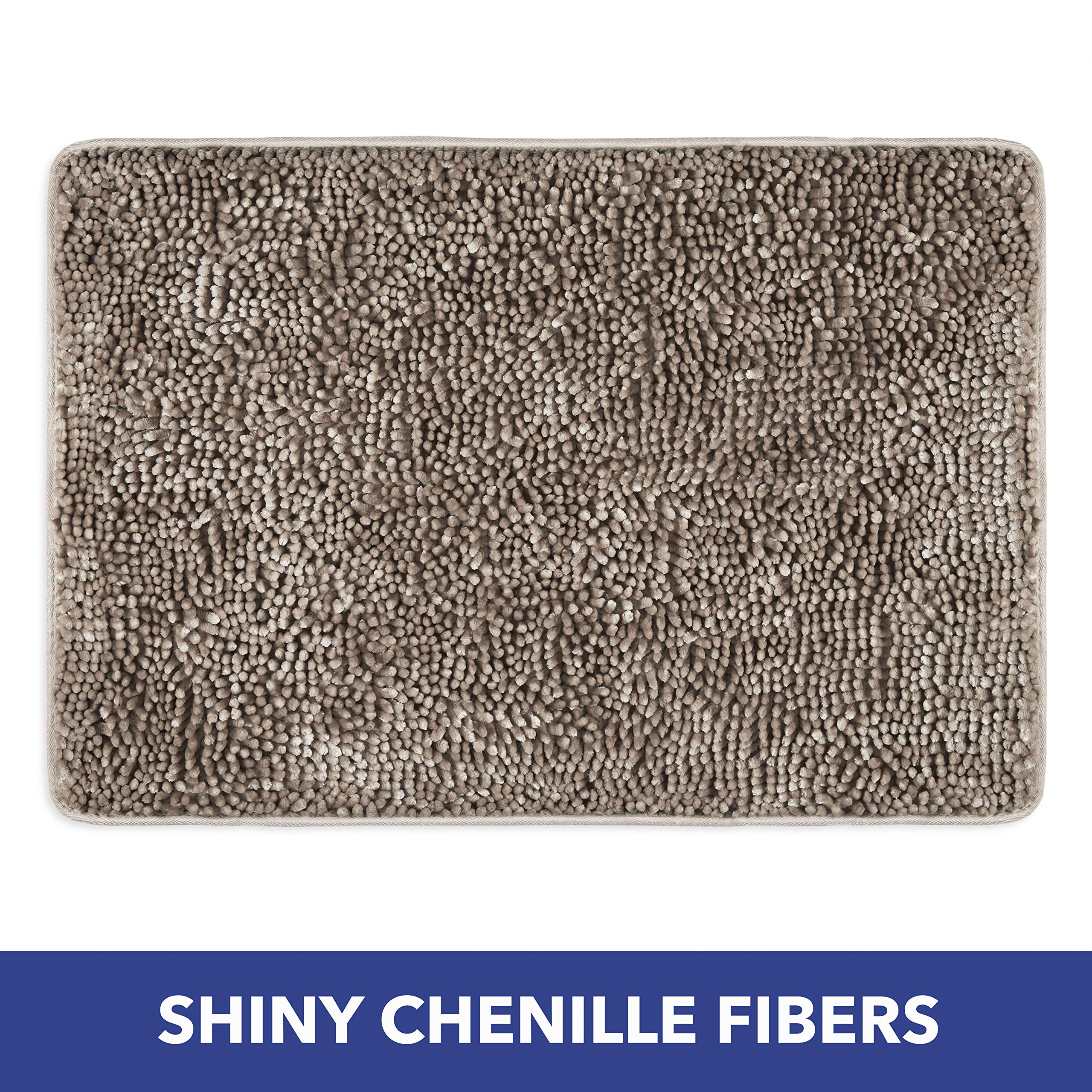 Premium Non-Slip Bathroom Rug - Super Absorbent & Ultra Soft Bath Mat for Shower, Spa & Bathroom (20