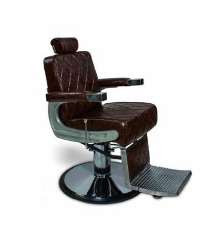 Professional King Barber Chair - Heavy Duty Hydraulic Adjustable Salon Styling Chair for Men & Women - Perfect for Barbershops, Salons, and Home Grooming Stations