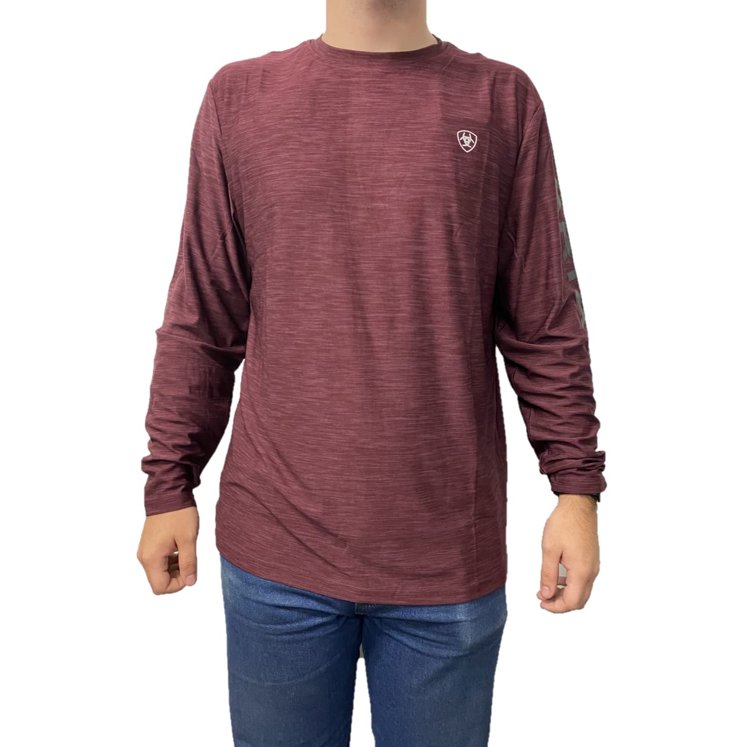ARIAT Men's Charger Logo Cotton T-Shirt - Comfortable Casual Tee for Work, Outdoor & Everyday Wear