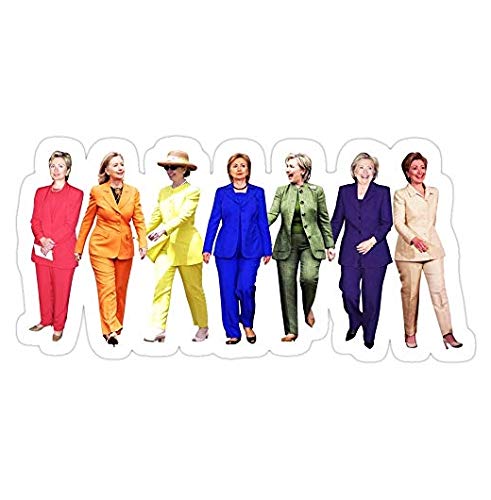 Hillary Clinton Decal Sticker - Funny Political Pantsuit Queen Vinyl Sticker for Cars, Laptops, Windows, Trucks & Walls - Waterproof & Durable for Outdoor & Indoor Use