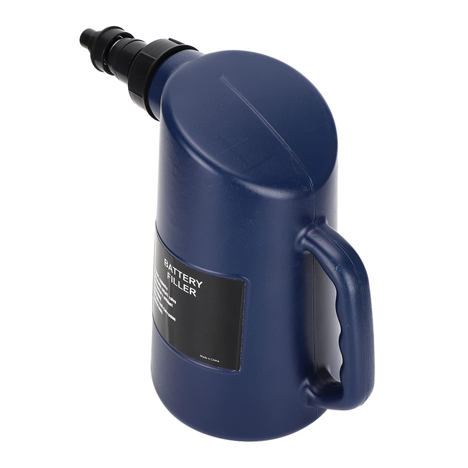 2 Quarts Battery Filler Bottle with Auto Shut Off & Drip-Free Valve - Golf Cart & Automotive Battery Water Filler Jug - Prevent Spills & Mess - Perfect for Golf Carts, Cars, Trucks, and Marine Batteries
