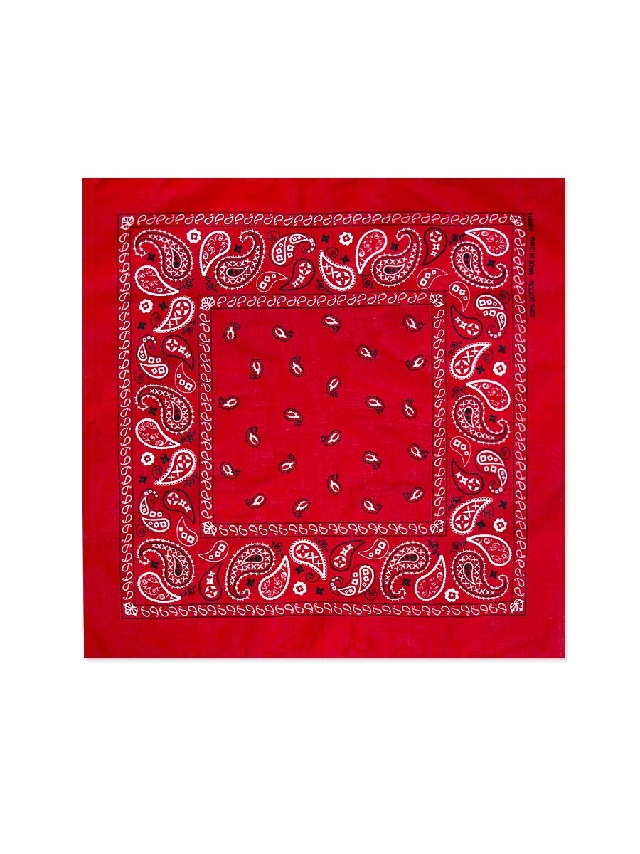 Premium Cotton Bandanas - Pack of 120 for Men, Women & Kids | Soft Breathable Fabric for Fashion, Outdoor & Work | Perfect for Sports, Camping, Hiking & DIY Crafts