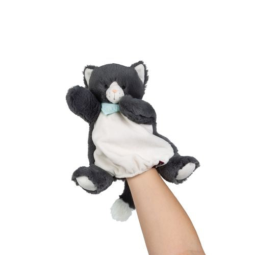 Adorable Mallow Cat Hand Puppet - Interactive Plush Toy for Kids & Storytelling - Perfect for Playtime, Puppet Shows & Early Childhood Development