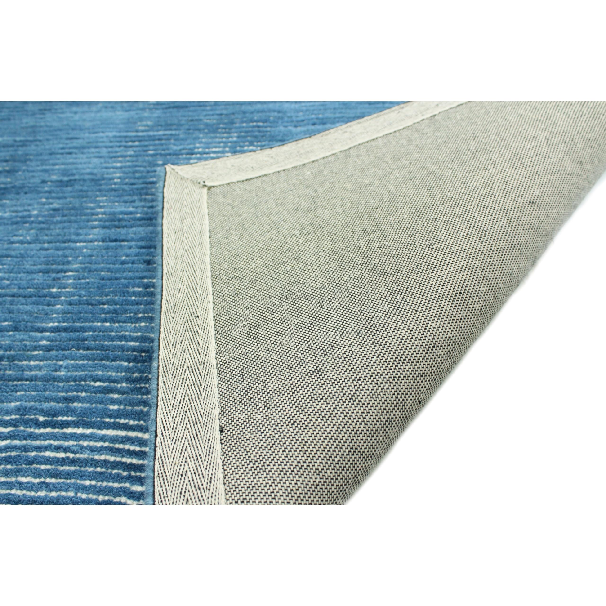 Luxury Hand Tufted Wool & Viscose Area Rug - 5' x 7.6' Ivory/Grey - Bashian Collection - Perfect for Living Room, Bedroom, Entryway, Hallway Runner - Soft & Durable Home Decor Carpet