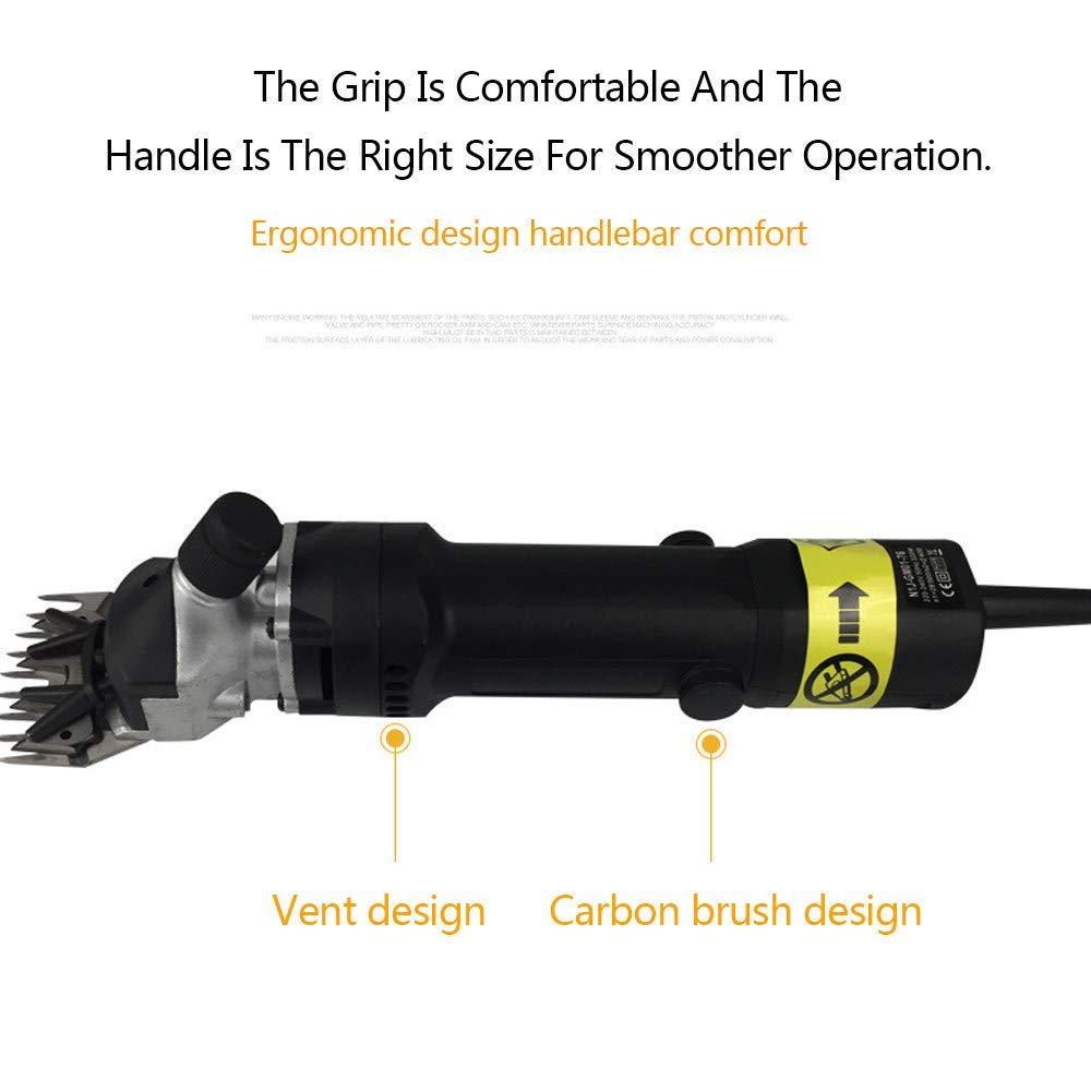 Professional Electric Sheep Shears - Heavy Duty Wool Shearing Clippers for Farm & Garden Use - Perfect for Livestock Grooming, Wool Harvesting & Animal Care