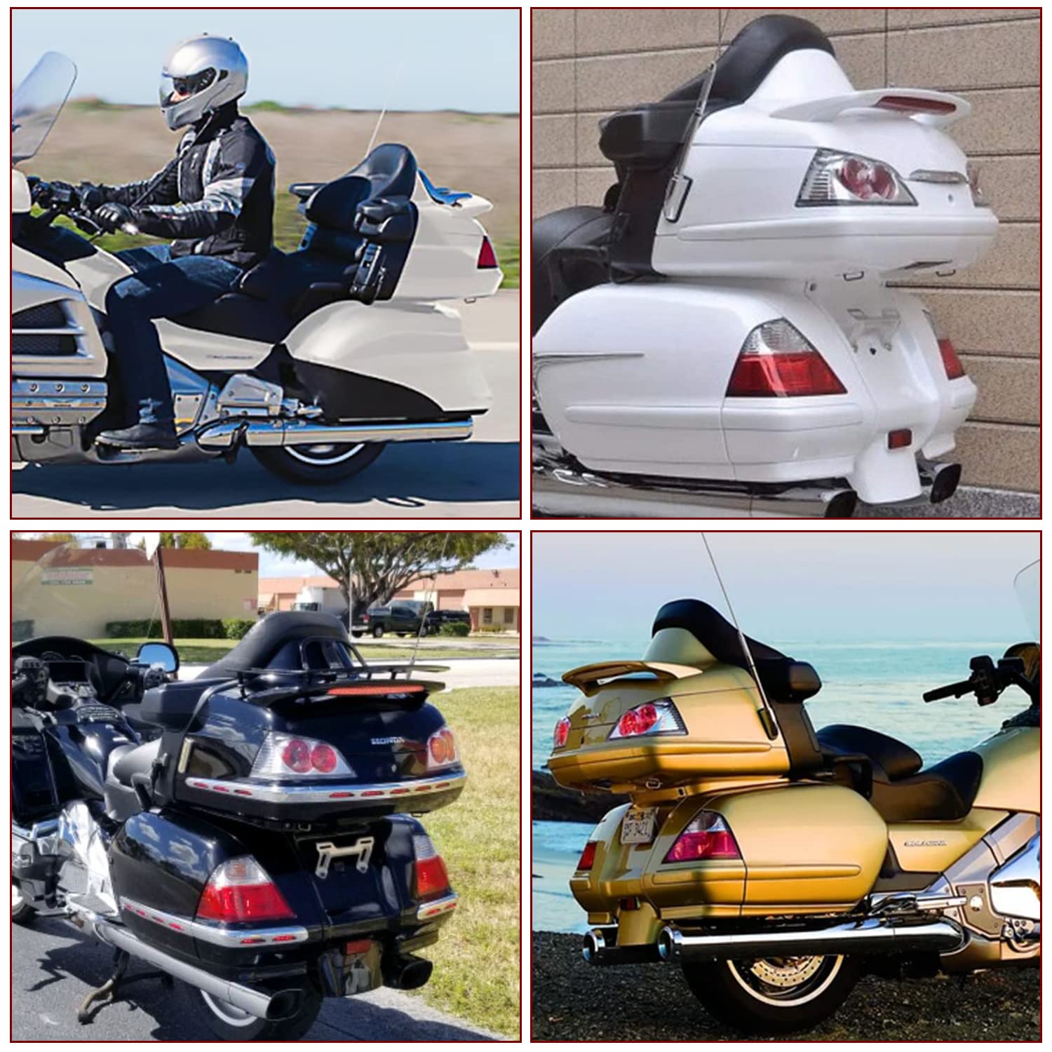 PSLER Motorcycle Rear Turn Signal Tail Light Lens Cover for Honda Goldwing GL1800 - Compatible with Brake Lights & Turn Signals - Durable Replacement for Enhanced Safety & Visibility on the Road