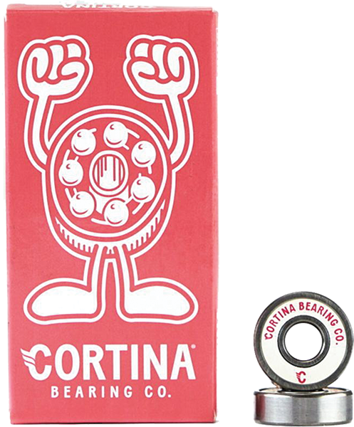 High-Quality Cortina Presto Bearings Single Set - Smooth & Durable Skateboard Bearings for Speed & Performance - Perfect for Skateboarding, Roller Skating & Longboarding