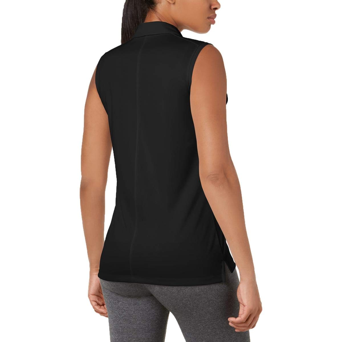 Nike Women's Dry Performance Polo Shirt - Moisture-Wicking Sleeveless Top for Running, Tennis & Gym Workouts