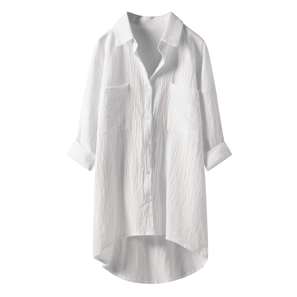 NLOMOCT Women's Summer Tops - Sexy Casual Boho Floral Print V-Neck Long Sleeve Loose Blouse Shirt | Perfect for Beach Outings, Date Nights & Summer Vacations