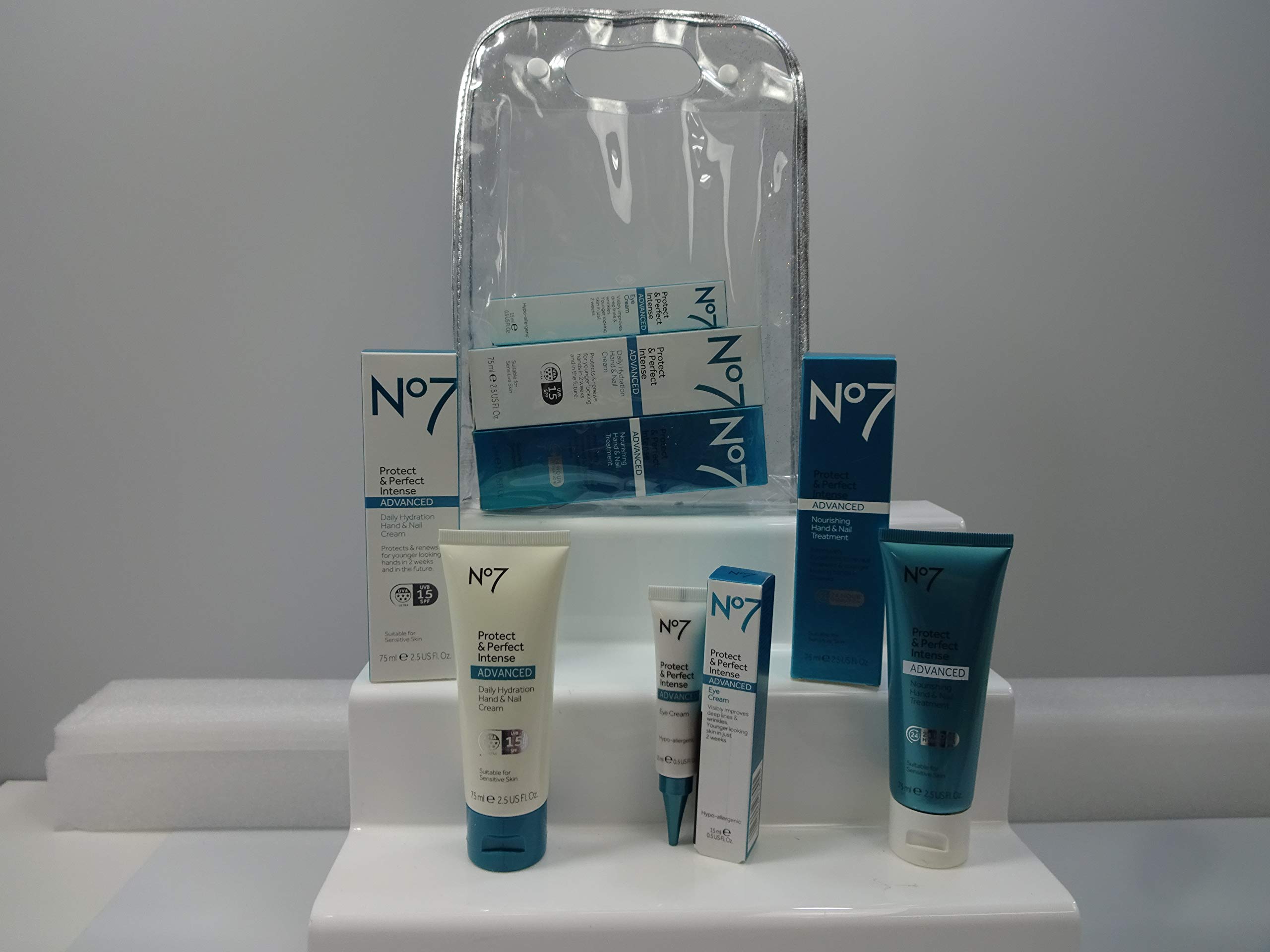 No7 The Perfect Skincare Gift Set - Anti-Aging Hand & Eye Cream Collection with Gift Wrapping - Luxurious Skincare Hamper for Women | Perfect for Birthday, Anniversary & Mother's Day Gifts