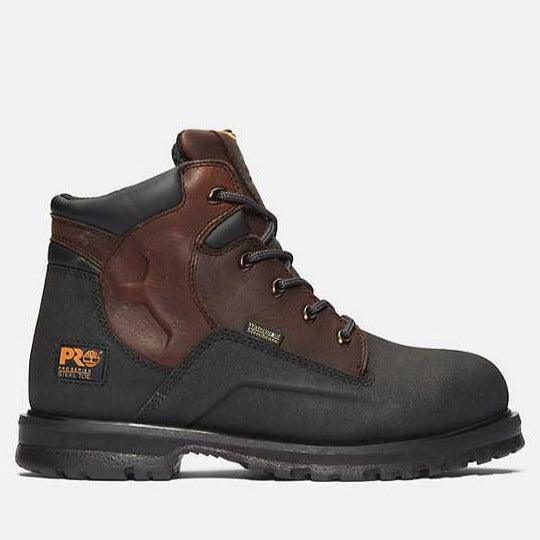 Powerwelt 6 Steel Toe Work Boots for Men - Safety Shoes for Construction, Warehouse & Outdoor Work - ASTM F2413-18 Certified Protective Footwear
