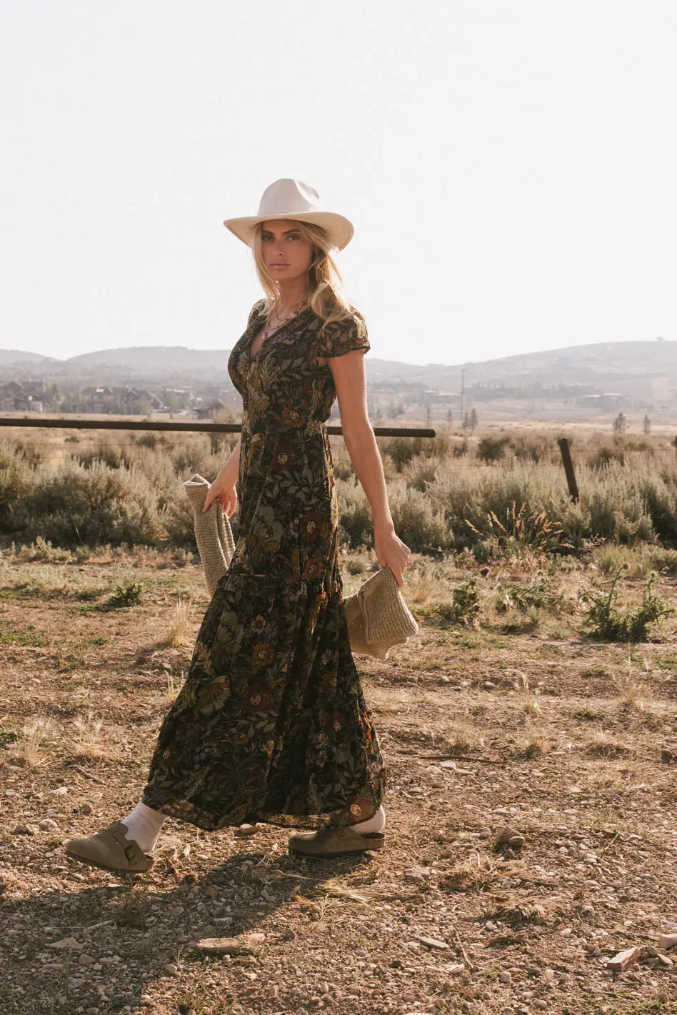 Gretchen Floral Maxi Dress for Women - Elegant Summer Beach Wedding Party Dress - Final Sale | Perfect for Vacations, Date Nights & Special Occasions