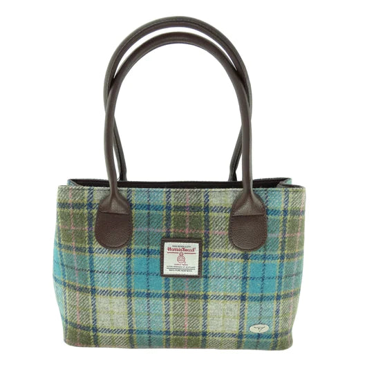Classic Harris Tweed Handbag for Women [22 Colors] - Elegant Crossbody Purse with Adjustable Strap, Perfect for Work, Travel & Everyday Use