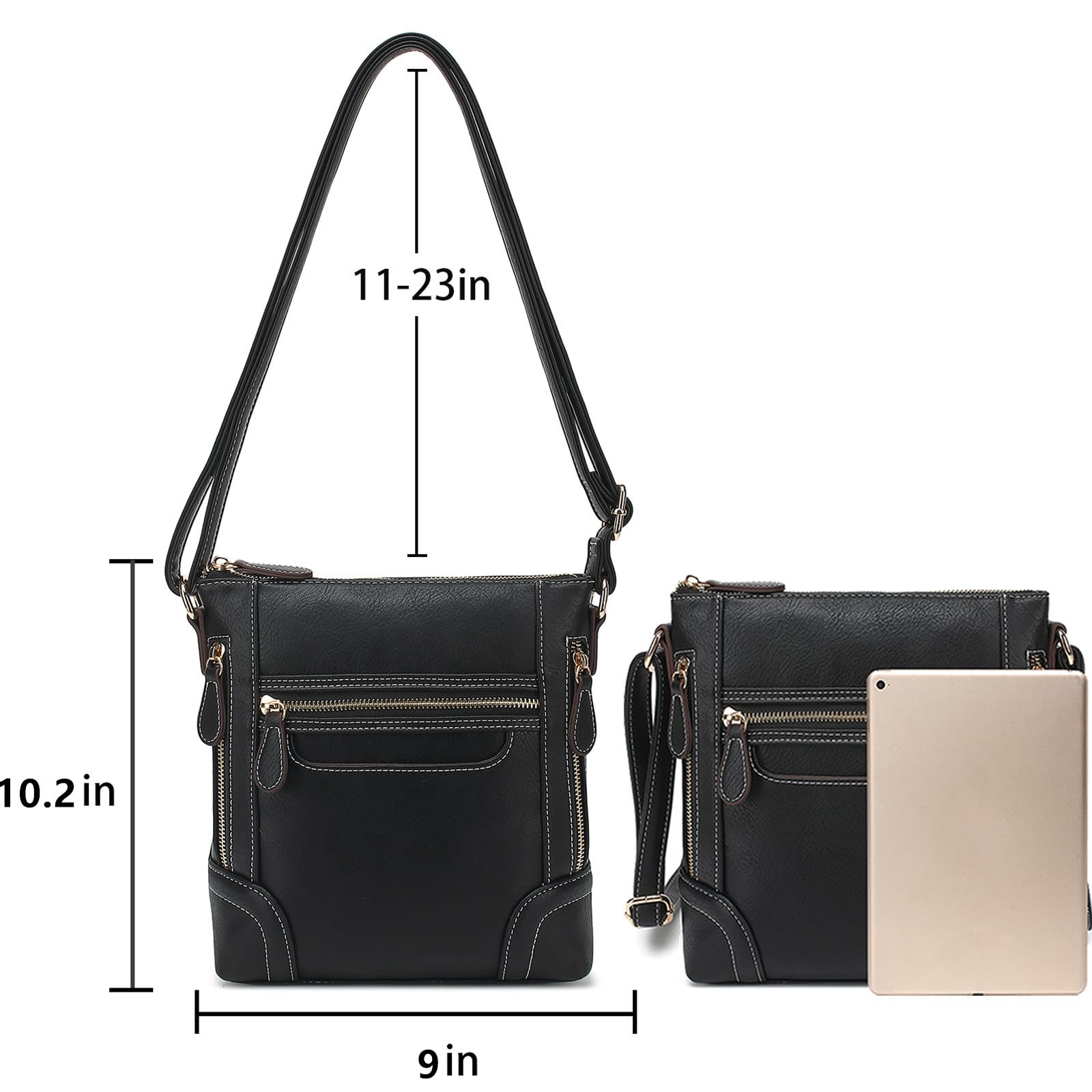 LL LOPPOP Women's Leather Crossbody Bag - Small Designer Shoulder Purse & Handbag for Everyday Use | Perfect for Work, Travel, and Casual Outings