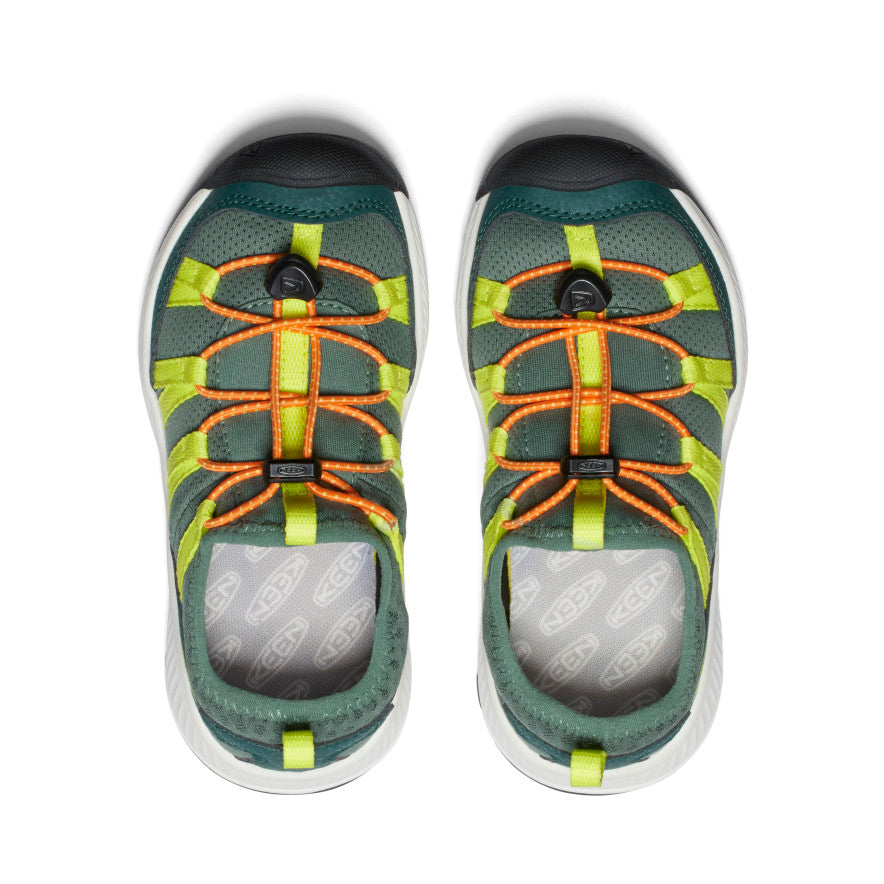 Little Kids' Motozoa Sneakers | Sea Moss/Scarlet Ibis - Comfortable & Durable Sneakers for Active Toddlers - Perfect for Playground, School & Daily Adventures