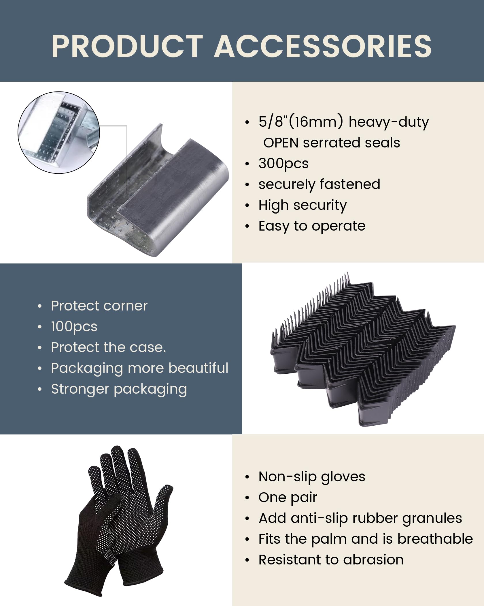 FoundGo Heavy Duty PET Strapping Kit - 5/8