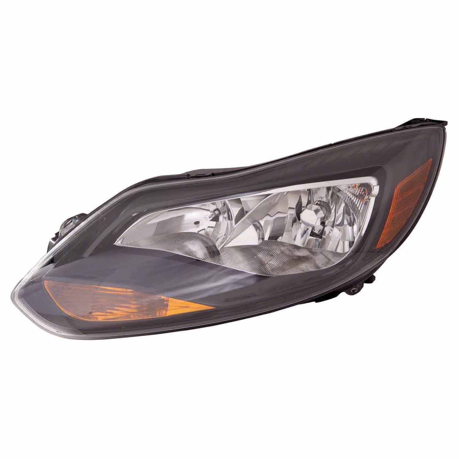 Replacement Black Driver Side Headlight Assembly - CRSHL02407 | Compatible with [Vehicle Models] | Durable & Weather-Resistant for Night Driving & Off-Road Use