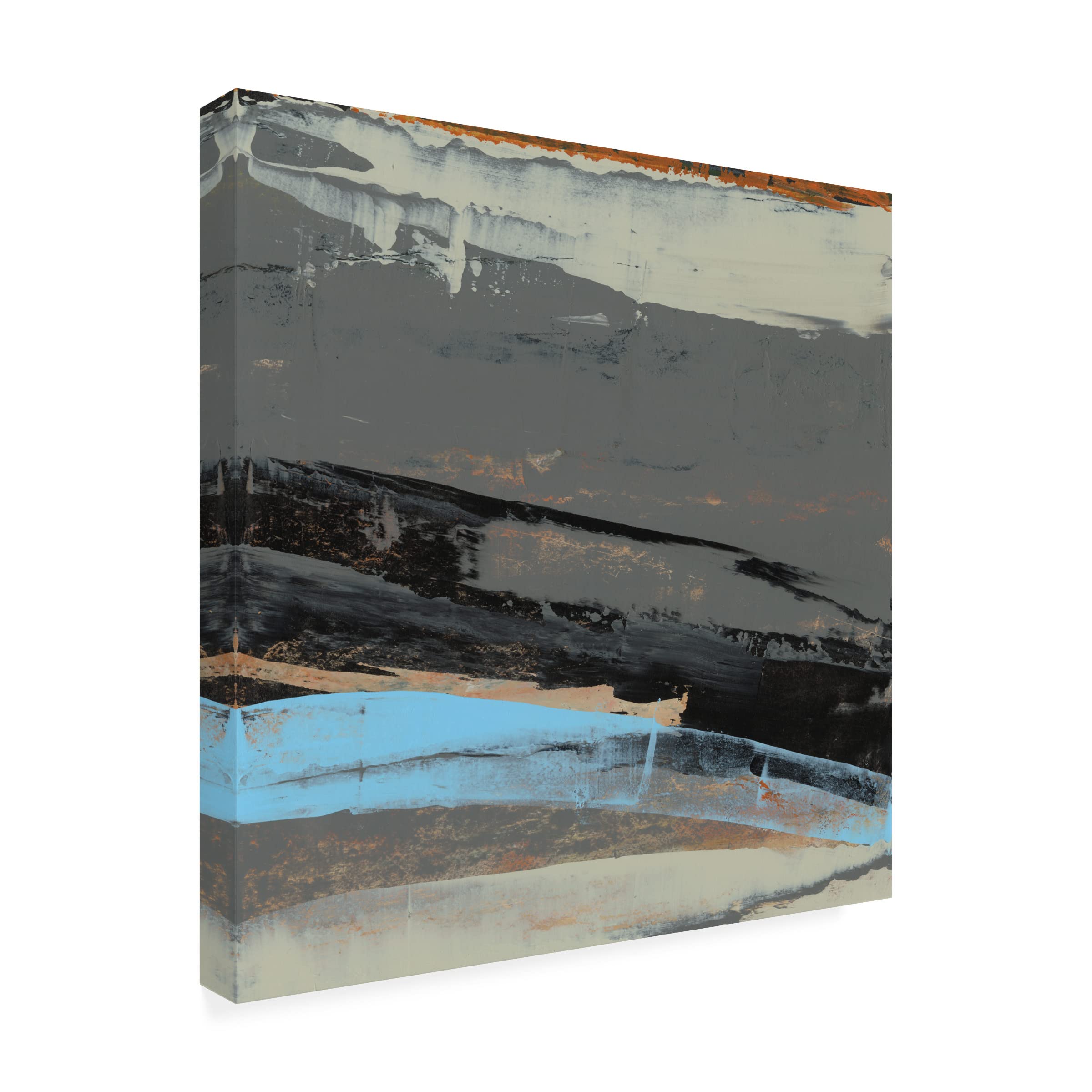 Trademark Fine Art 'Elate I' Canvas Wall Art by Sharon Gordon - Modern Abstract Painting for Living Room, Bedroom & Office Decor