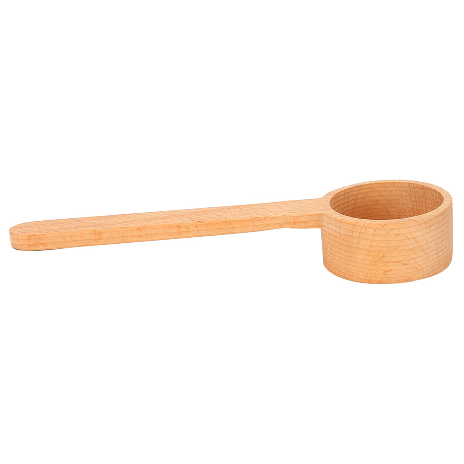 2Pcs Beech Wood Measuring Spoons Set - Perfect for Measuring Milk Powder, Tea, Oatmeal & Sugar (6.6x1.9x0.9in) - Ideal for Baking, Cooking & Coffee Making