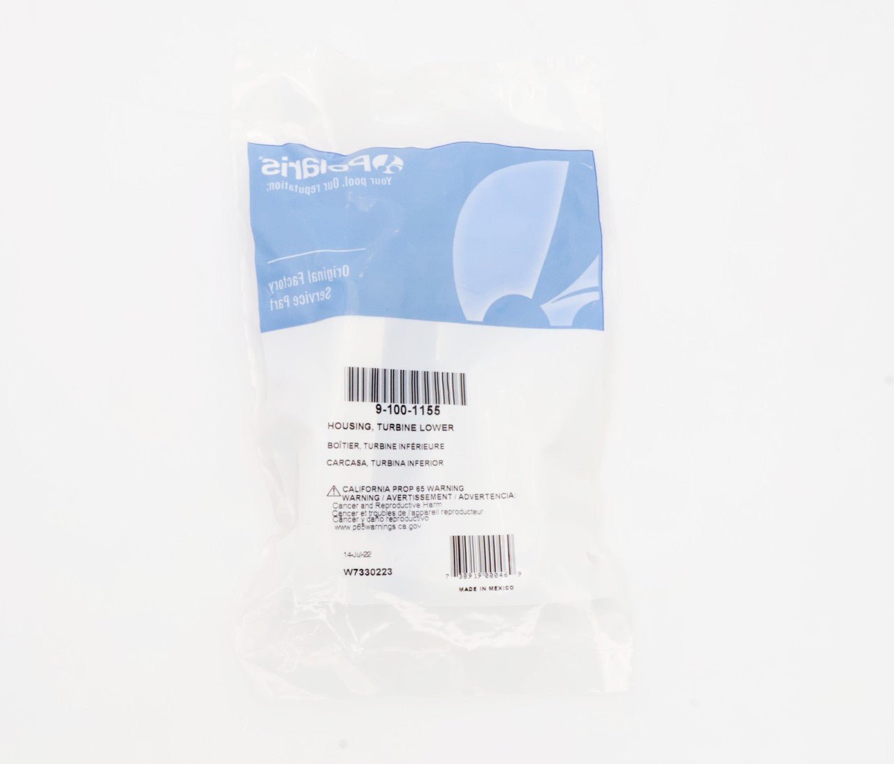 Polaris Vac Sweep Turbine Lower Housing Replacement Part #91001155 - Compatible with Pool Cleaners for Efficient Pool Maintenance