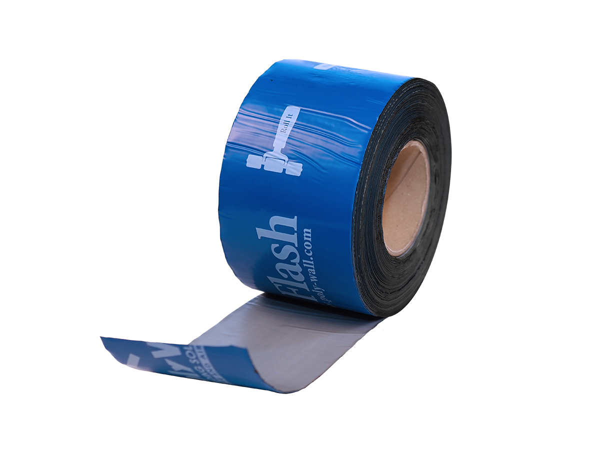 PolyWall Butyl Flash Window Flashing Tape 4”x 100’ Roll - Waterproof Sealant for Windows, Doors & Roofs - DIY Home Repair & Construction Weatherproofing Solution