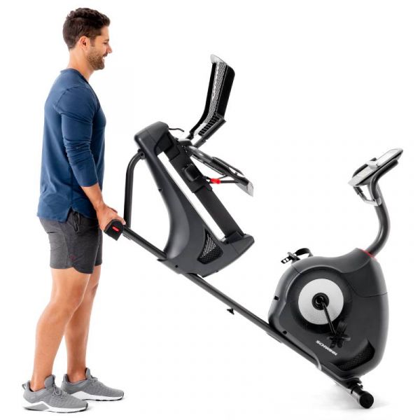 Schwinn 230 Recumbent Exercise Bike for Home Gym - Low Impact Cardio Workout Machine for Seniors & Beginners - Perfect for Small Spaces & Indoor Cycling Training
