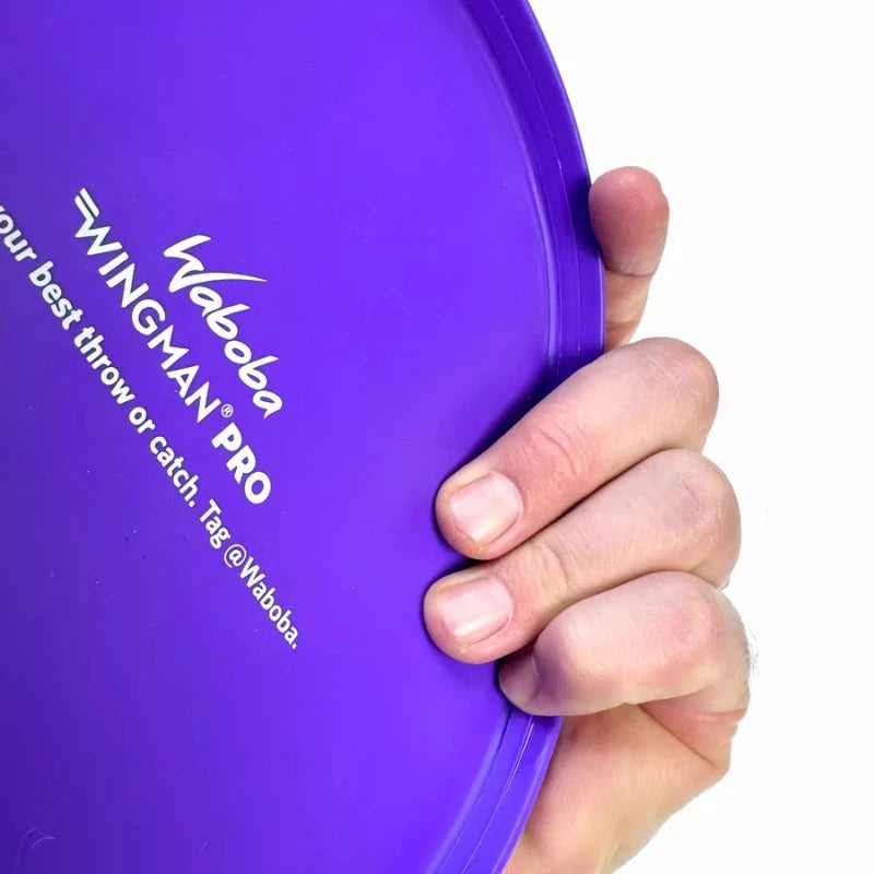 Waboba Wingman Pro Flying Silicone Disc - Outdoor Sports Frisbee for Beach, Park & Backyard Fun - Perfect for Family Games, Dog Fetch & Summer Activities