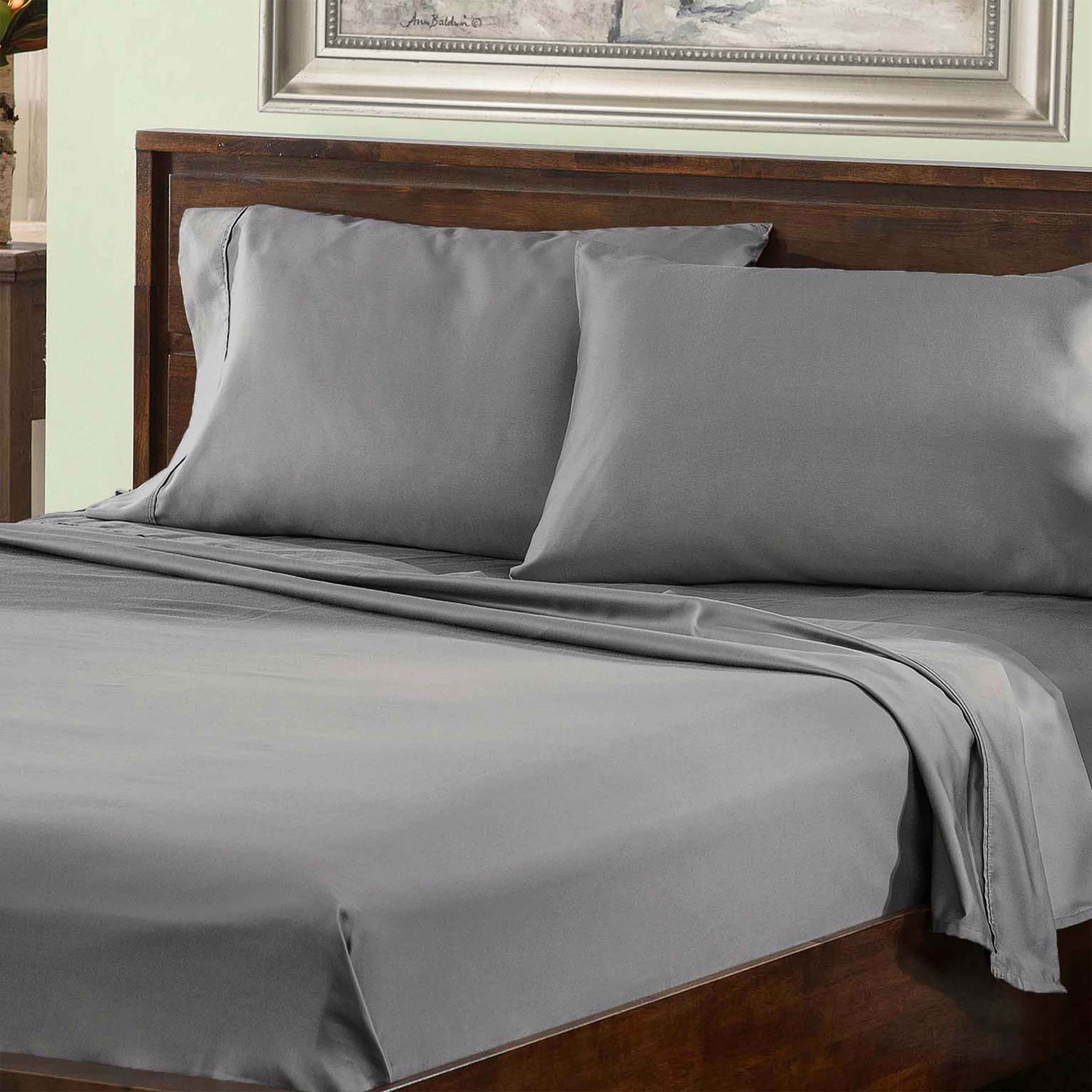 800 Thread Count Cotton Blend Deep Pocket Sheet Set - Ultra Soft & Breathable Bed Sheets for Queen & King Size Beds - Perfect for Luxury Hotels & Home Bedroom Decor