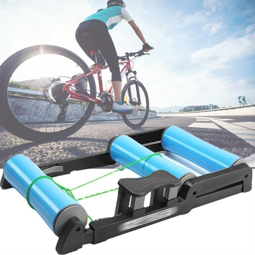 Professional Indoor Bike Folding Rollers - Adjustable Bicycle Trainer for 24