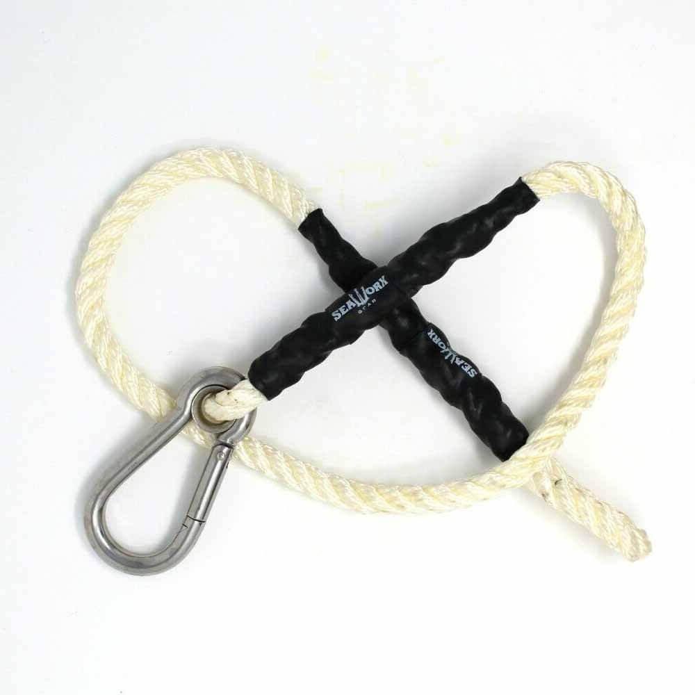 Seaworx Anchor Ball Rope Clip Assembly Kit - Heavy Duty Marine Mooring Buoy Fastener for Boats, Kayaks & Sailboats - Perfect for Docking, Anchoring & Water Sports