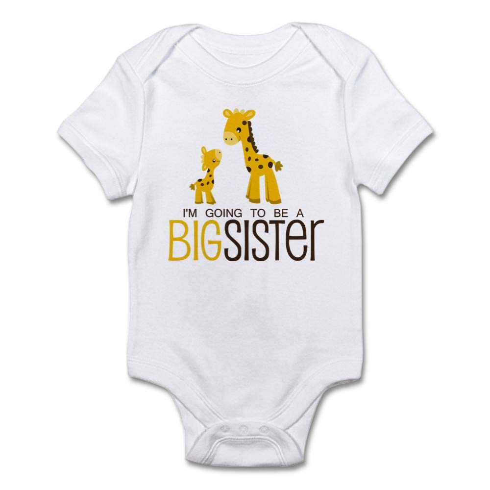CafePress 'I'm Going to Be A Big Sister' Baby Bodysuit - Soft Cotton Infant Onesie for Sibling Announcement & Newborn Photo Shoots