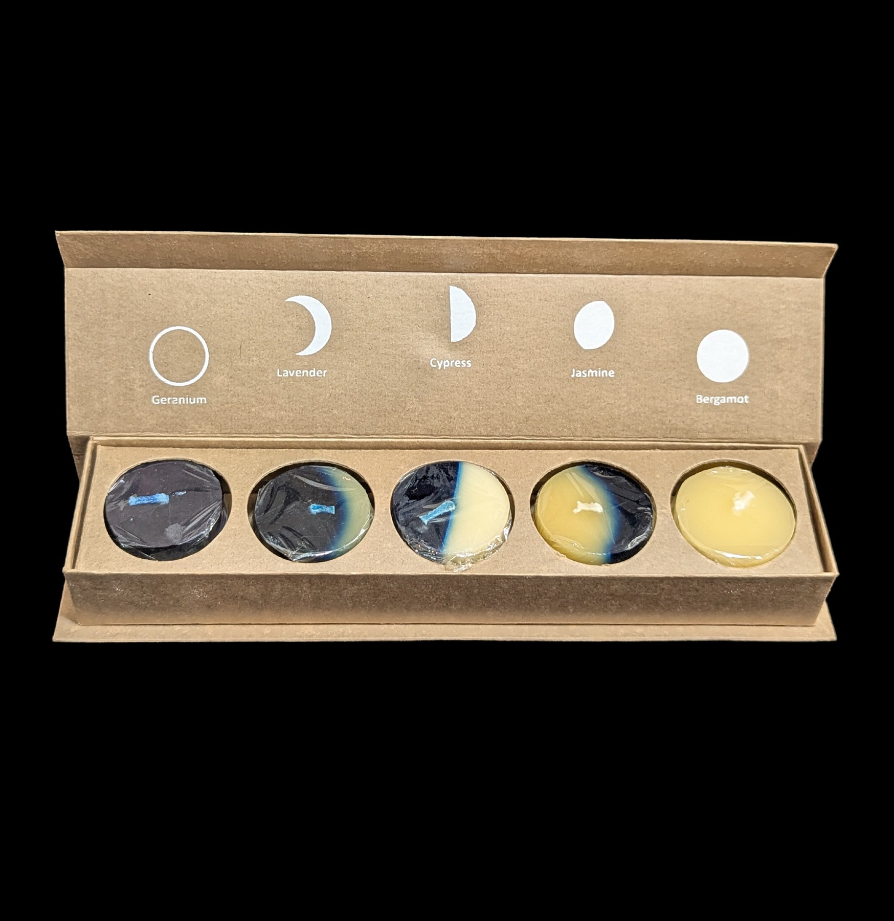 Premium Waxing Moon Tealight Candles - Long-Lasting Scented Candles for Home Decor, Romantic Dinners & Relaxation - Perfect for Weddings, Yoga & Meditation