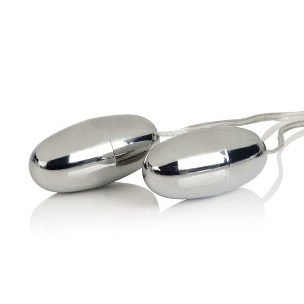 Pocket Exotics Vibrating Double Silver Bullet Massager - Sensual Couples Toy for Enhanced Intimacy & Pleasure - Perfect for Date Nights & Romantic Getaways