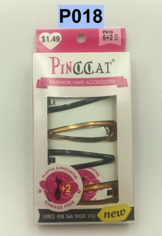 PINCCAT #P018 Hair Clips for Women - Fashion Hair Accessories for Girls, Kids & Teens - Perfect for School, Parties, Weddings & Everyday Use