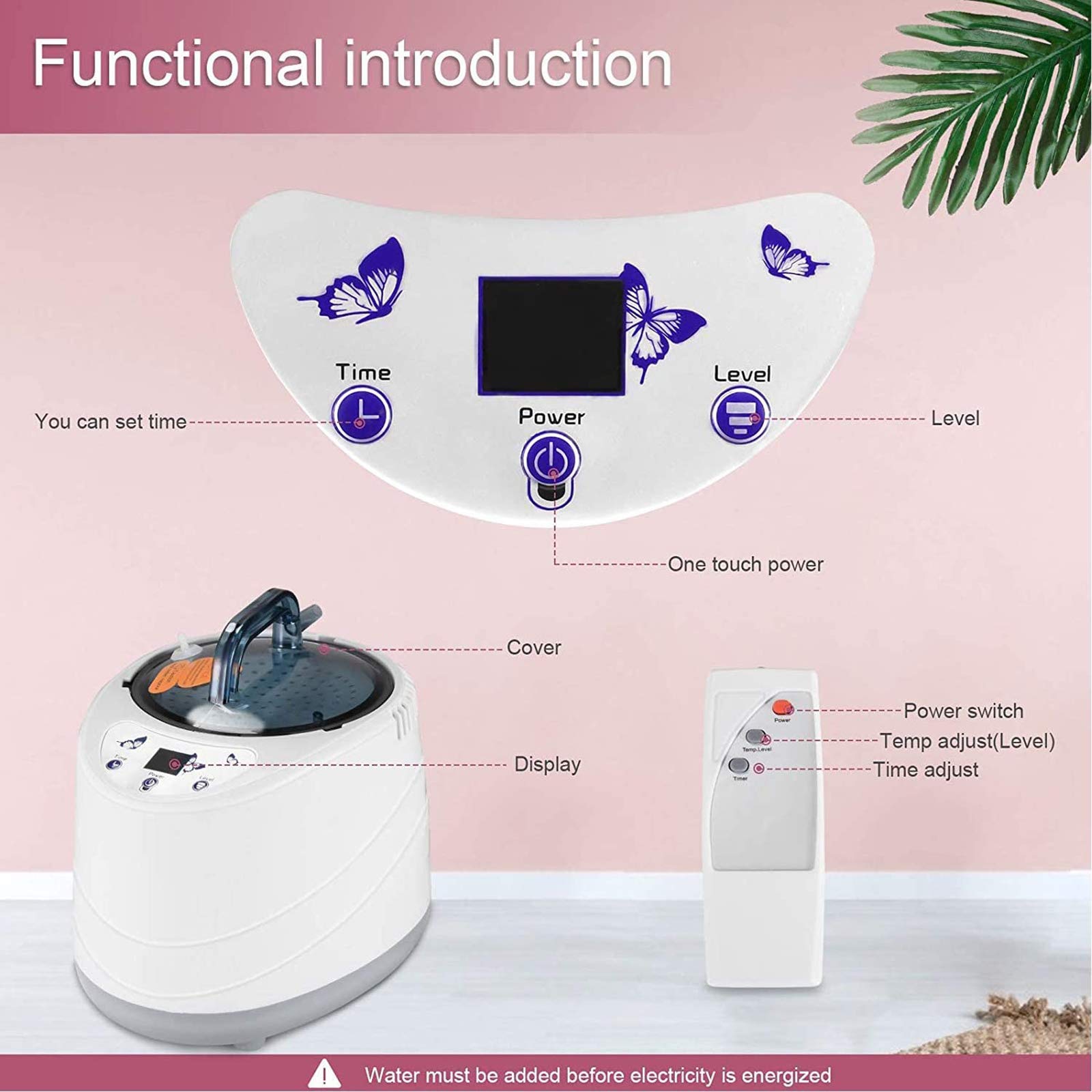 Portable Folding Steam Sauna Room - 2L Home Spa with Remote Control for Weight Loss & Detox | Mobile Personal Sauna for Relaxation, Muscle Recovery & Home Wellness