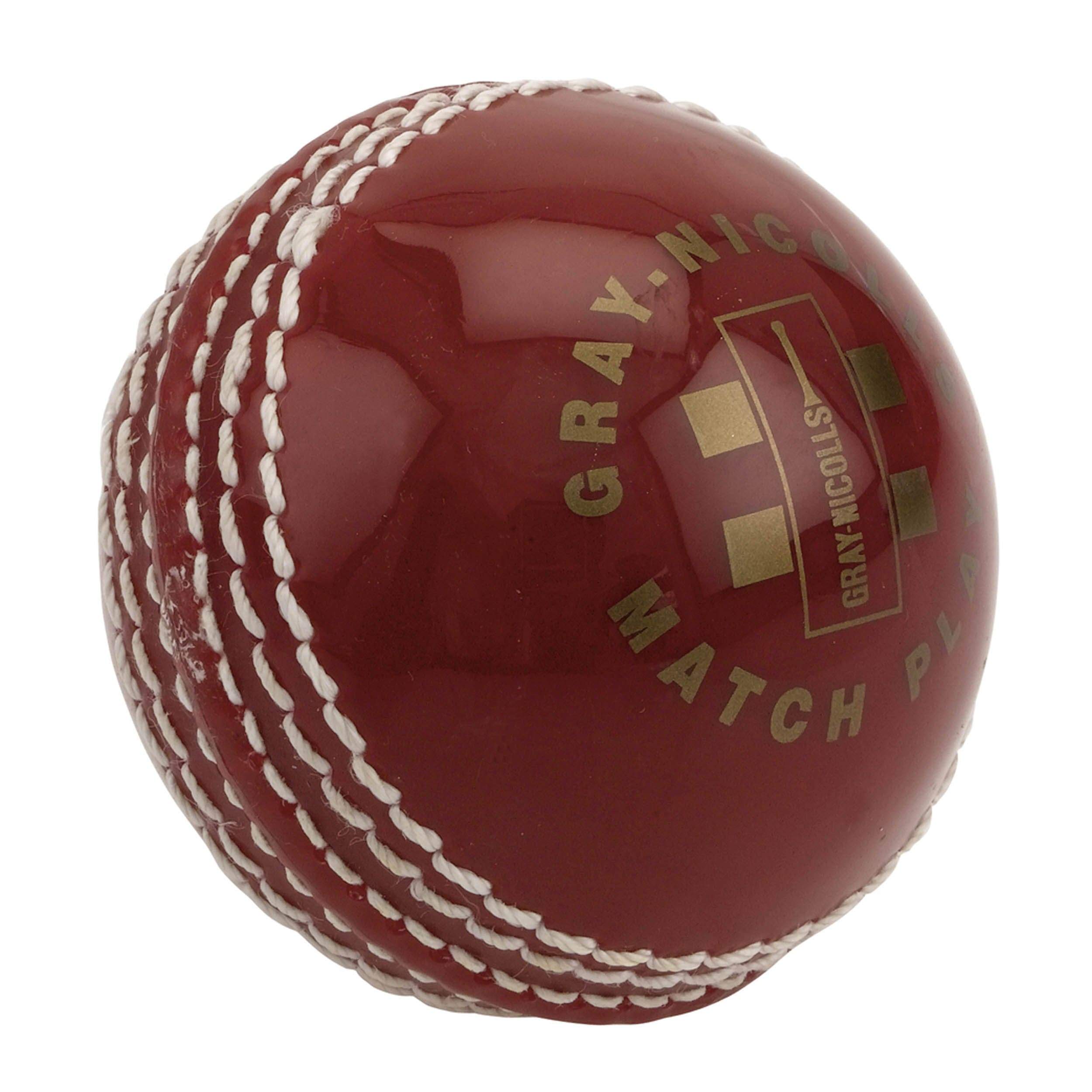 Gray Nicolls Matchplay Cricket Ball 156g - Premium Quality for Professional & Amateur Cricket Matches, Practice & Training Sessions