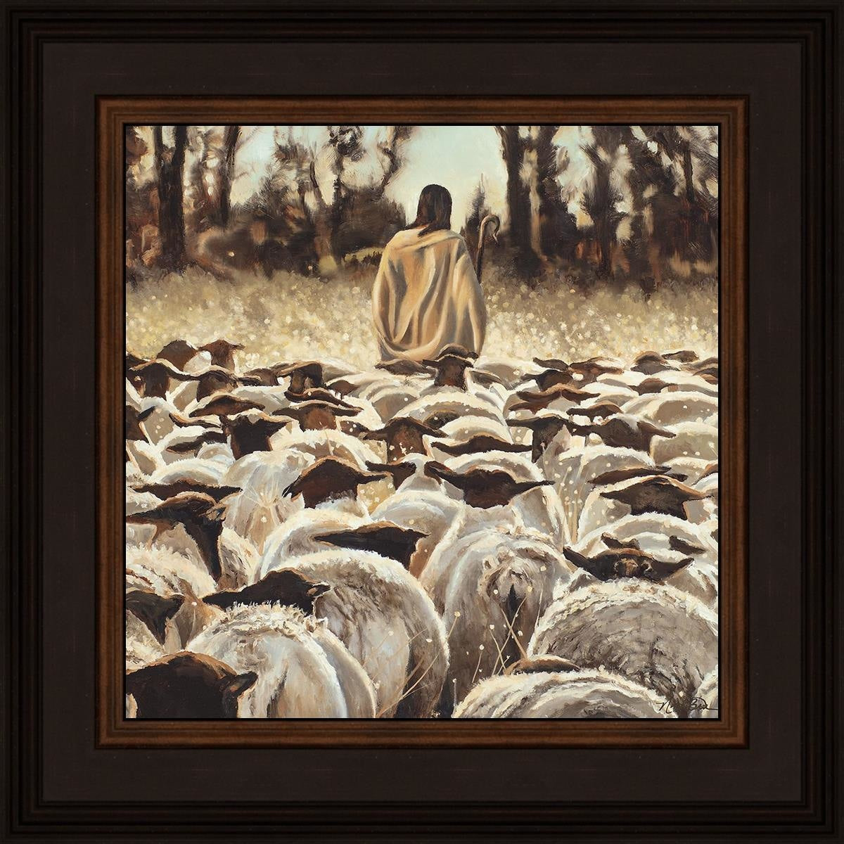 Be Ye Followers of Me - Inspirational Christian Wall Art for Home & Church Decor | Perfect for Living Room, Bedroom & Office