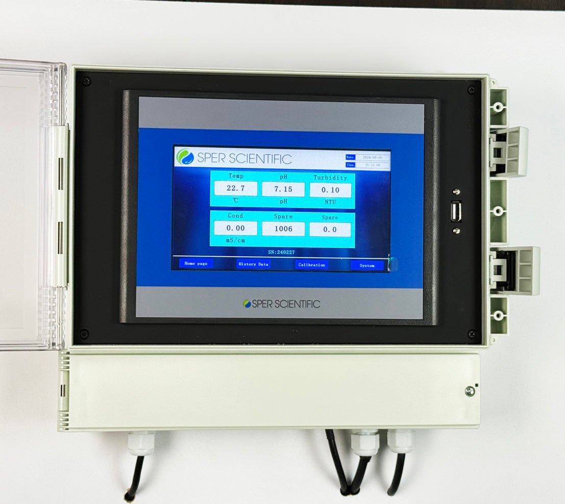 Professional Multi-Parameter Water Quality Tester - Digital pH, ORP, Conductivity, TDS Meter for Aquariums, Pools, Hydroponics & Drinking Water Testing