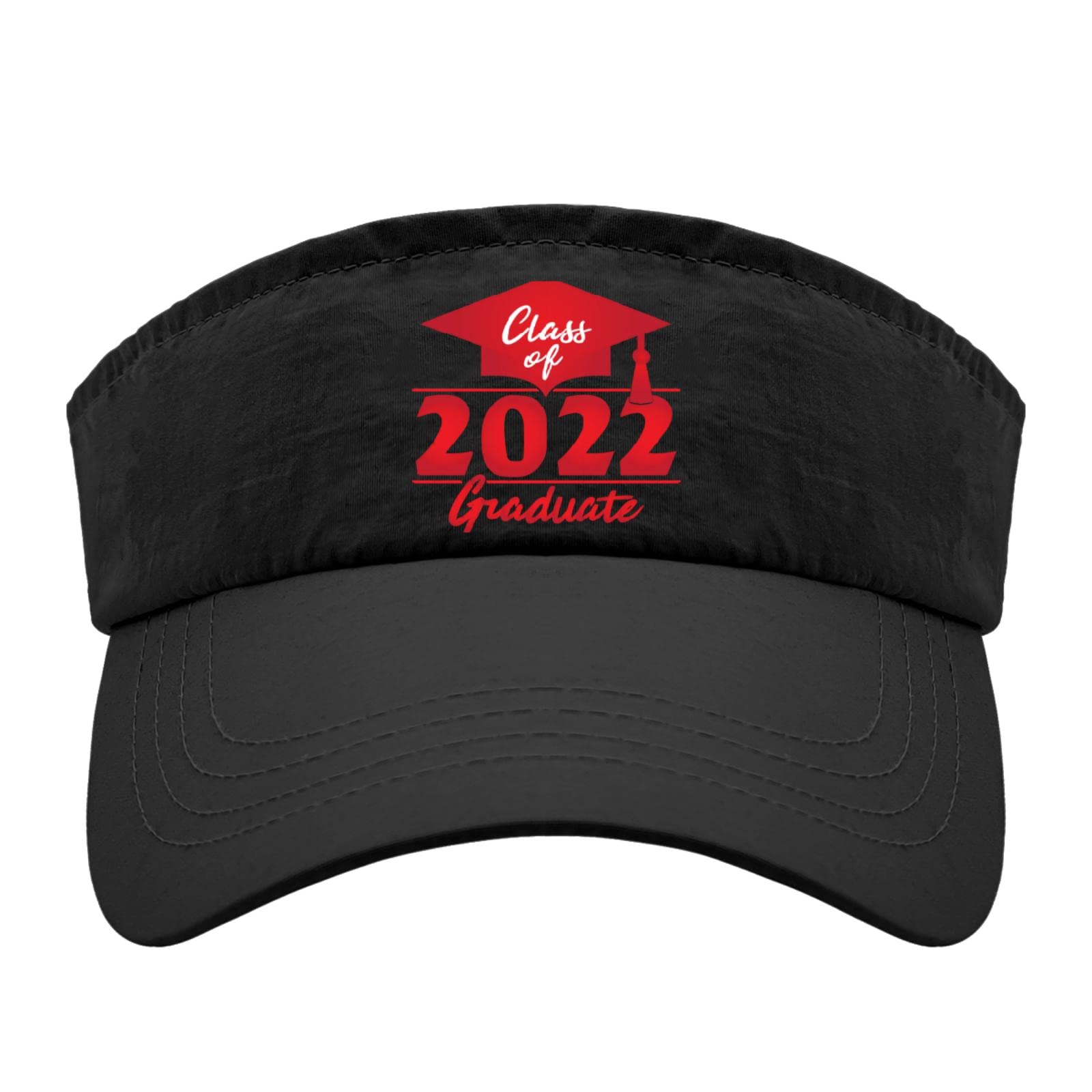 Class of 2022 Graduation Visor Hats for Adults - UV Protection Sun Visors for Sports, Outdoor Activities & Beach Wear