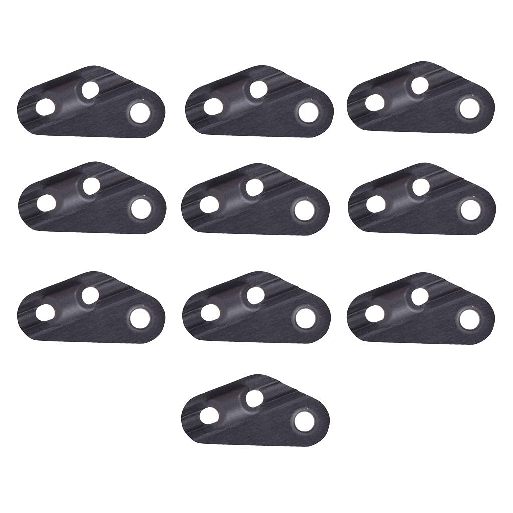 TOOYFUL 10-Pack Heavy Duty Aluminum Alloy Triangle Awning Tensioners - Rustproof & Durable for RV, Boat, Patio, and Outdoor Canopy Accessories (Perfect for Camping, Backyard, and Beach Shades)