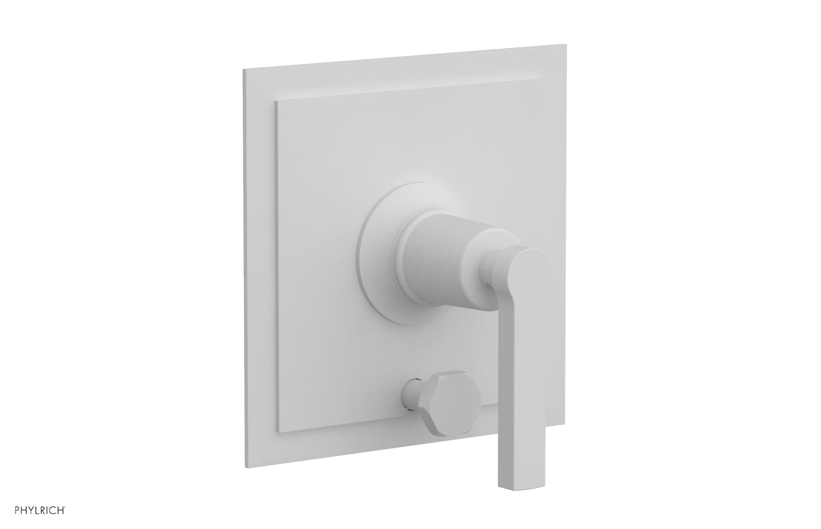 HEX MODERN Pressure Balance Shower Plate with Diverter & Handle Trim Set 4 102 - Perfect for Bathroom Renovation & Modern Home Decor