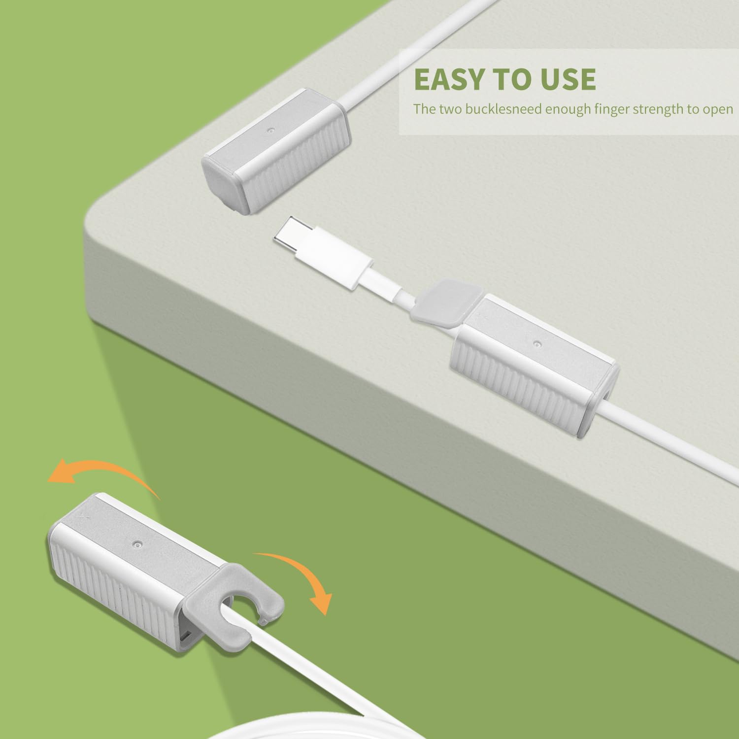 Baby Proof USB Charger Protector & Cord Cover - 8Pcs Electrical Safety Products for Infants, Prevent Biting Charging Cables | Ideal for Home, Nursery & Childproofing