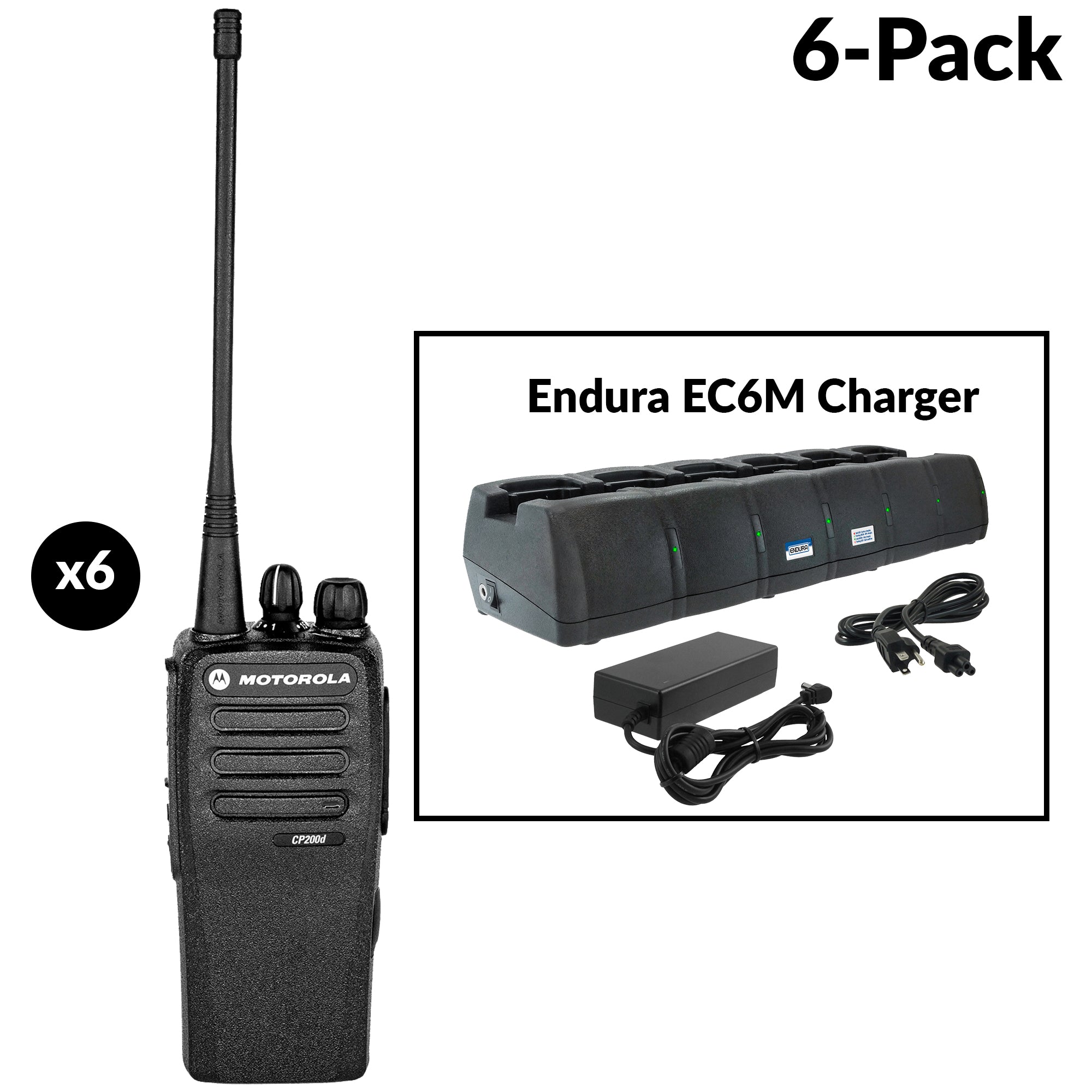 Motorola CP200D Two-Way Radio - Long Range Walkie Talkie for Business & Outdoor Adventures | Durable & Reliable Communication for Construction, Events, and Emergency Teams