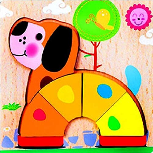 FunBlast 3D Wooden Puzzle for Kids - Dog & Cat Animal Jigsaw Toy Set, Safe Wooden Learning Toys for Toddlers & Children | Perfect for Birthday Gifts, Early Education & Family Game Night