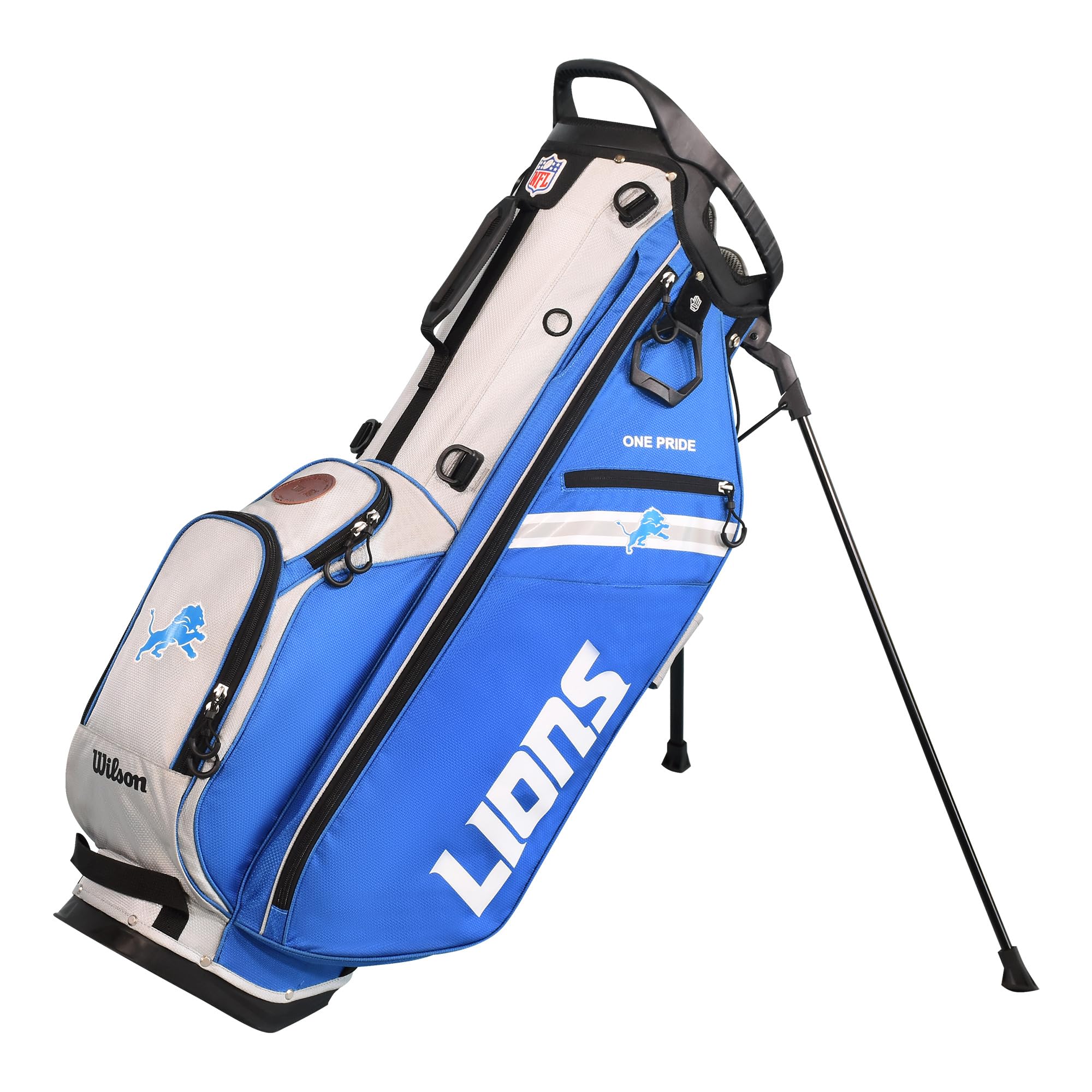 Wilson NFL Official Licensed Golf Bags - Durable & Stylish Golf Carry Bags for Men & Women - Perfect for Football Fans & Golf Enthusiasts (Great for Tournaments, Driving Range & Course Play)