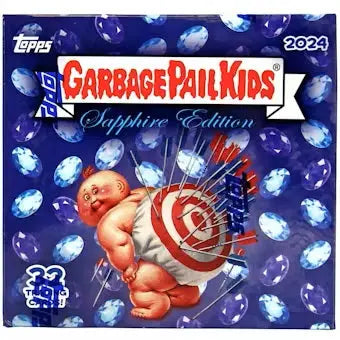 2024 Topps Chrome Sapphire Edition Garbage Pail Kids Hobby Box - Limited Edition Collectible Trading Cards for Collectors & Fans - Perfect for Display, Trading, and Investment